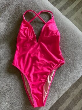 Cupshe Pink One-Piece Swimsuit NWT